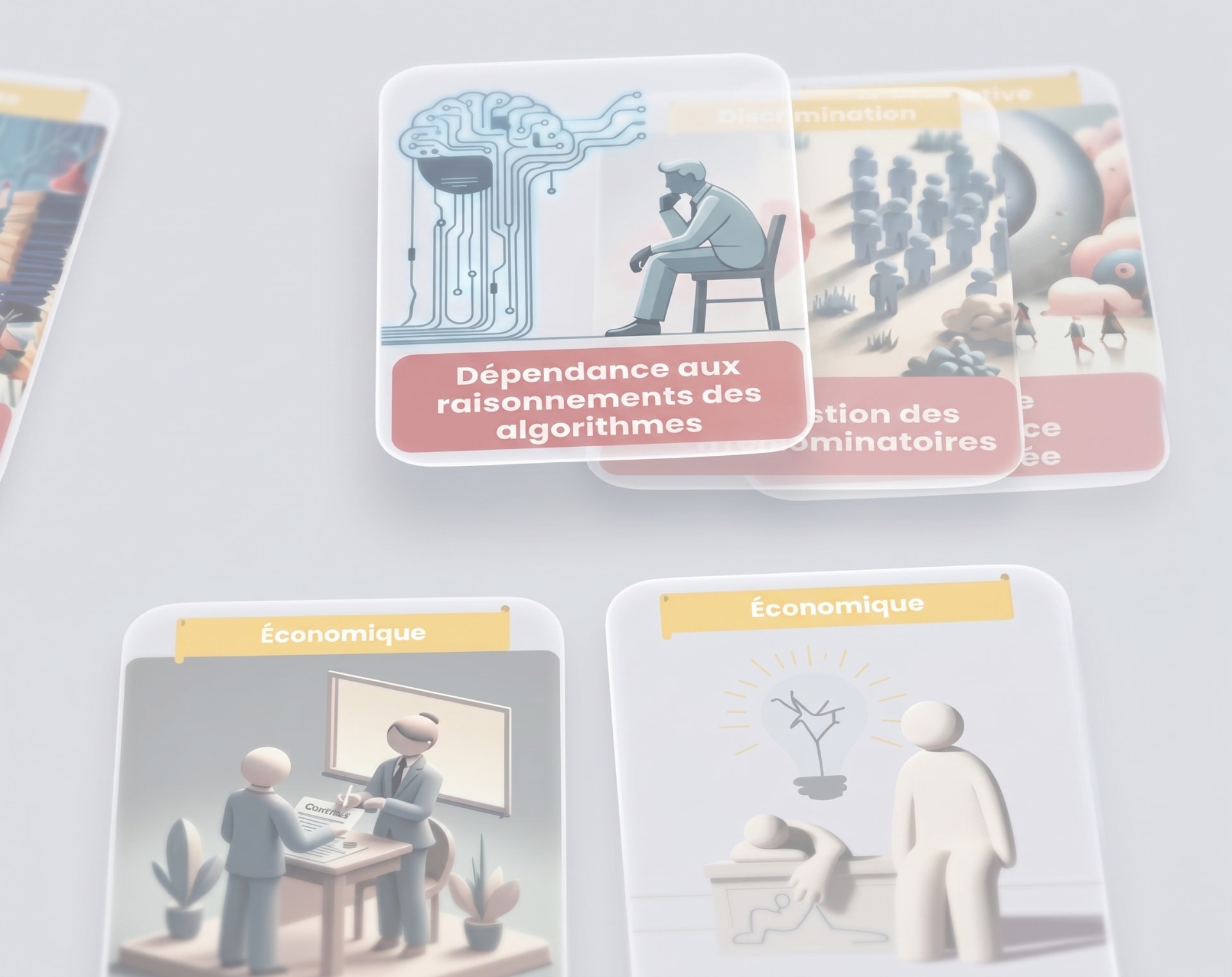 Cartes thématiques de la Fresque de l'IA